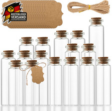 Mini Glasflaschen Set 16