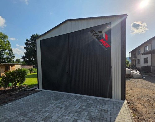 Blechgarage 50x8x4 30m - +blechgarage, 5,50x8x4,30m