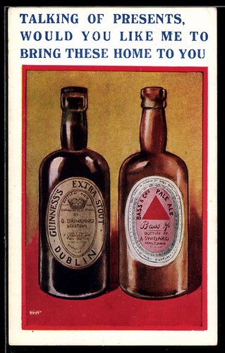 Künstler brauerei werbung - künstler-ak, brauerei-werbung