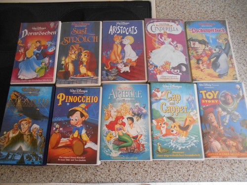Walt disney filme - 10, vhs 