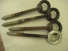 Ringöse mit M10 Schraube Ringschraube Augbolzen Schraube Öse, 4 St.