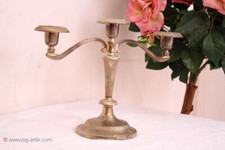 Zauberhafter antiker Kerzenständer / Versilbert / Tolle Verzierungen / Nice anti