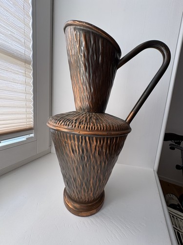 Große kupfervase 43cm - kupfervase,