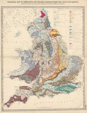Geologische Karte von England