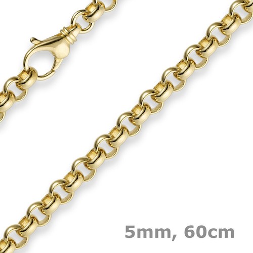 5mm kette collier - 5mm, erbskette