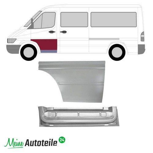 Reparaturblech tür vorne - 2x,