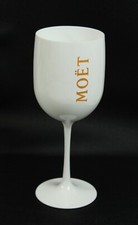 #9105 - Moët & Chandon Champagner Glas Acryl weiß Imperial Kunststoff 22cm
