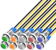 Gebildet 10Pcs 6Mm 230V AC LED