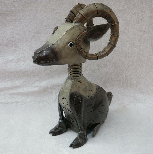 Gartenfigur widder - gartenfigur,