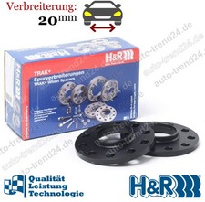 Spurplatten schwarz DR 20mm/Achse u.a.: VW Golf III Variant 1H5 Bj. 1993-1999