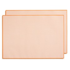 2er-Set Millimeterpapier DIN A2 Schreibtischunterlage zum skizzieren I dv_1195