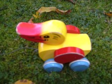 Holz Ente zum Nachziehen