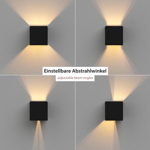 Wandleuchte außen led up - wandleuchte,