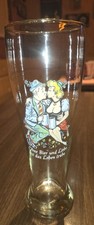 1 Weizenbierglas 0,5 l,Motiv  Bayrisch  Ohne Bier Und Liebe Ist Das Leben Trübe
