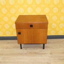 60er Jahre Musterring international Teak Holz Nachtschrank vintage mini Kommode