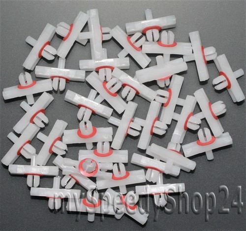 100x zierleistenklammer clips - 100x,