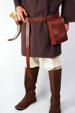 Mittelalter Gürteltasche Mittelaltertasche Leder Tasche Ledertasche für Gürtel