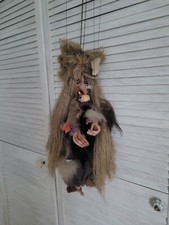 Marionette Hexe 50 cm