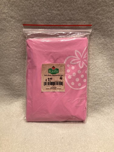 Kinder regenponcho rosa karls - rosa,,