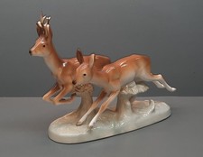 Royal Dux * Springende Rehe