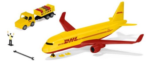 Siku dhl frachtflugzeug mit - siku,