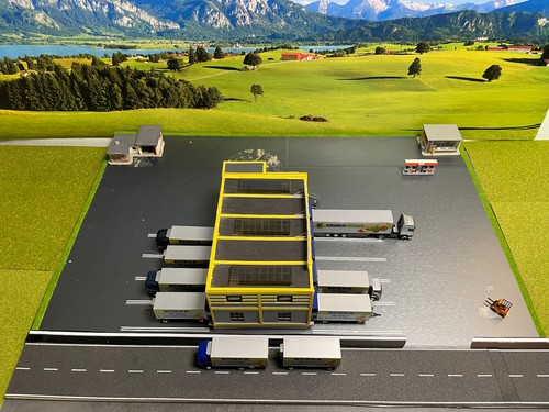 Edeka zentrallager mit herpa - zentrallager,
