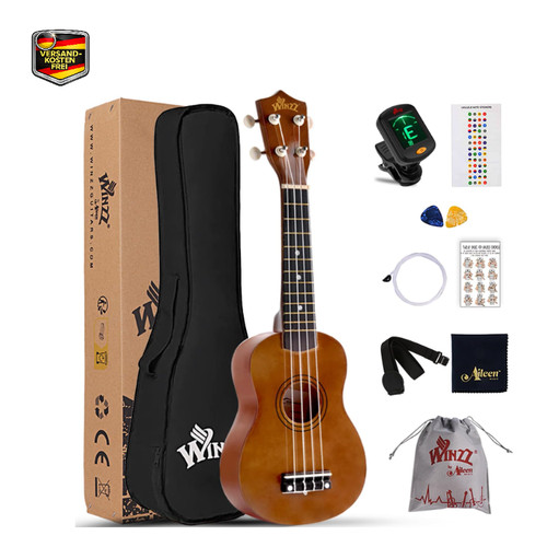 Winzz sopran ukulele starter - ukulele,