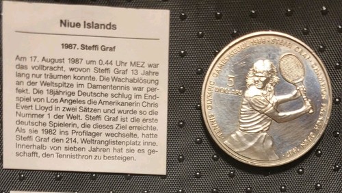 Niue 1987 dollars steffi - 1987,