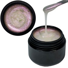 Premium UV Glittergel Rose Schimmer 5ml Gel Effektgel Glitter Nail Art Nr.271