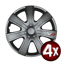 4x Radkappen 16 Zoll VR Black Radzierblenden Radblenden
