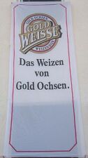 Gold Ochsen Weizenbier Weiße WERBEBANNER Fahne 1,40x2,80 Brauereifahne Reklame 2