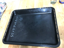 Backblech.Blech 45x37x3,5 ca.cm. Emailirt .Grob gereinigt.