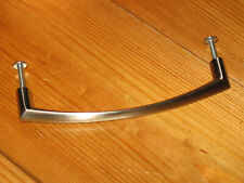 18x Möbelgriffe Griffe 128mm Küche inkl. Schrauben Metall silber Bogengriff