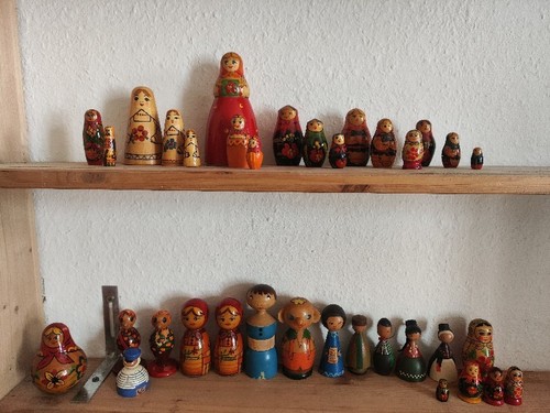 Holz figuren puppen - 35,