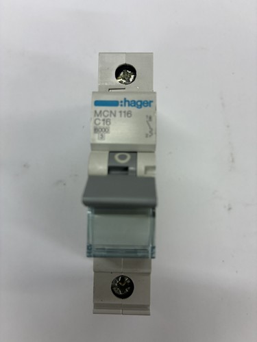 Hager mcn 116 schalter c16 - 116, ls