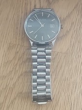 Slava Herrenarmbanduhr mit 21 Jewels und Metallarmband