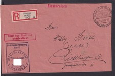 Postsache Deutsches Reich R