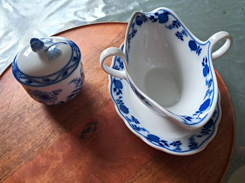 Meissen porzellan sauciere mit - porzellan,
