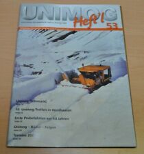 Unimog Club Gaggenau Heft'l Zeitschrift Räder Felgen Teilemarkt 2006 Heft 53
