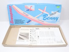 LEERVERPACKUNG + BAUPLÄNE von Graupner Benny RC Segelflugmodell Bausatz Nr.4277