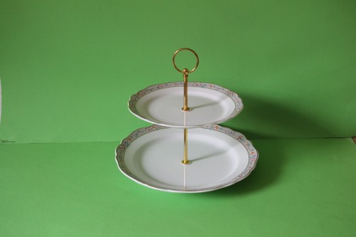 Zweistöckige etagere teller - zweistöckige,
