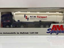 O430 Modellauto 1:87 AWM MAN „ N.T.M. Transport“ Lkw Silotank Tanksilo Silotank