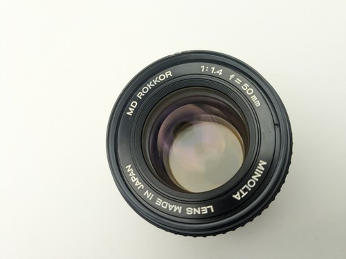 Minolta rokkor 50mm - md, f/1.4