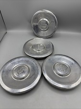 4 alte Audi Chrom Radkappen -