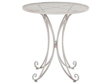 Stilvoller Gartentisch Metall