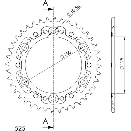Stealth kettenrad supersprox - stealth,