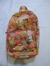 * OILILY *  schöner farbenfroher bunter Rucksack  mit Außentasche wie neu