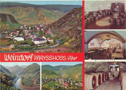 Alte weindorf mayschoss ahr - ak, mayschoss/ahr