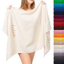 Saunatuch XXL BESTICKEN mit