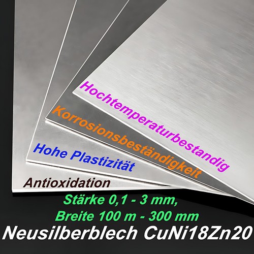Neusilber blech weißkupfer - neusilber,